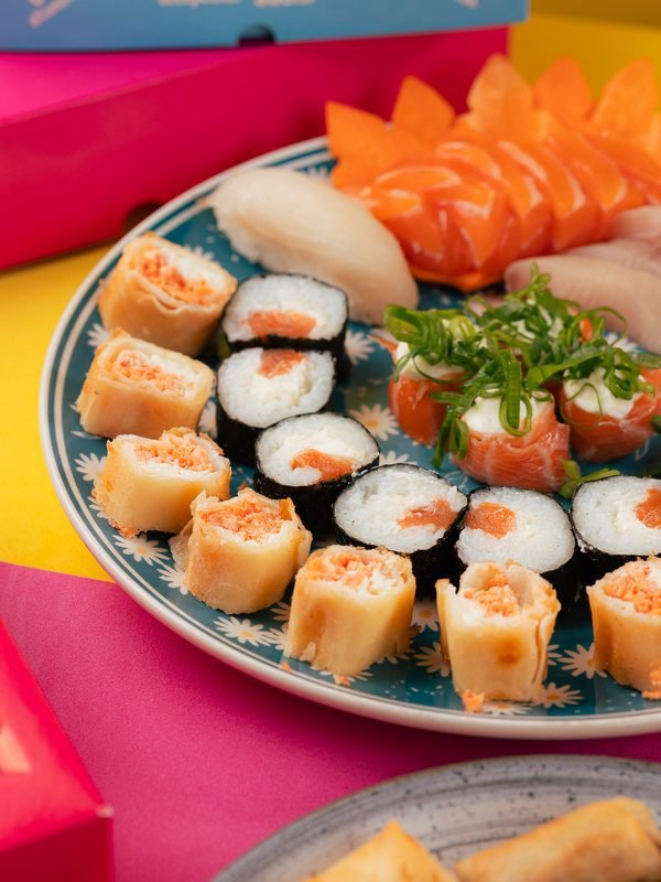Combinado de sushi do Minna San